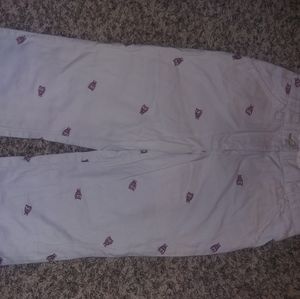 Girls LL Bean size 6X- 7 Tan Chino pants